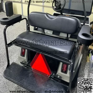 Universal Black Rear Seat Arm Rest Cup Holder For EZGO Club Car Yamaha Golf Cart