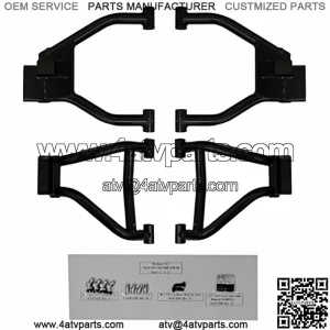 Super ATV High Clearance Rear A-Arms - 2009-14 Full Size Polaris Ranger XP 800