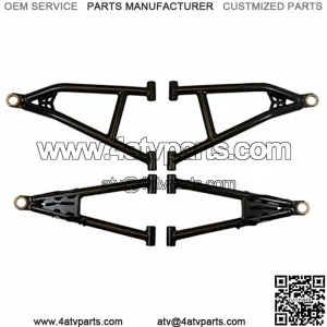 High Clearance Front Forward Offset A-Arms - 2013-19 Full Size Polaris Ranger w| Pro-Fit Cage