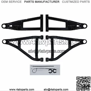 Super ATV High Clearance Front Forward A-Arms - Honda Pioneer 1000