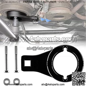 Damper Pulley Holding Tool Crankshaft Crank Holder Removal Wrench Tool Compatible with and Lexus