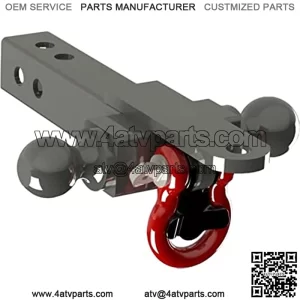 ATV/UTV Tek Elite 4-Way Hitch 1/7/8", 2" Ball mounts | Pin Pull | Towing Shackle