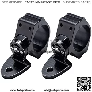 360?? Roating UTV Mount Bracket for Flag/LED Whip Light/Antenna Fits 1.75-2inch Roll Bar Compatible with All UTV Can Am Maverick X3 Commander Polaris RZR 900 1000 XP Pro, Pack of 2