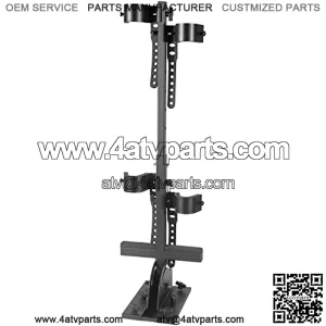 UTV Gun Holder, Floor Mount Vertical Gun mount Compatible with Polaris Ranger General Can Am Defender Kawasaki Golf cart