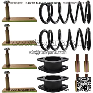 Suspension Lift Kit, Compatible with 2009-2020 Kawasaki 4010 4000 Mule/Trans 4x4(2")