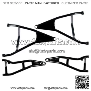 Fit for Can-Am Maverick X3 2017 up+ High Clearance A-Arms 72" Body Black