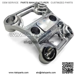 LM UTV 2017-2021 Can-Am Maverick X3 Rear Radius Rod Plate - Machined Finish