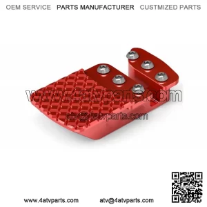 For Can-Am Maverick X3 MAX RR & R Enlarged Brake Pedal Extender 2017-2023 Red