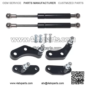 Black Billet Aluminum Anodized Door Opener Kits For Can-Am Maverick X3 2017-2020