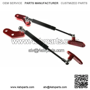 For Can-Am Maverick X3 2017-2020 Black & Red Aluminum Anodized Door Opener Kits