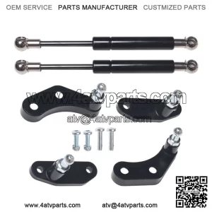 Black Billet Aluminum Anodized Door Opener Kit For Can-Am Maverick X3 2017-2022