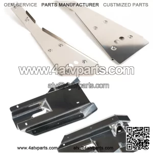 Full Chassis Glide & Swing Arm Skid Plate Gaurd Combo HONDA TRX450R TRX450ER