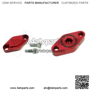 TRX 450R 450ER 400EX Parking Brake Blockoff Plate Block off Plate Red