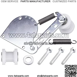 Spring Loaded Chain Tensioner fit for 49cc 66cc 80cc Engine Motorized Bike 2 Stroke Engine (Silver)