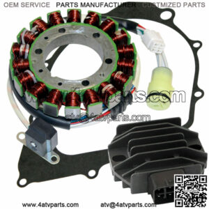 Stator And Regulator Rectifier W/Gasket for Yamaha Raptor 350 YFM350R 2004-2013