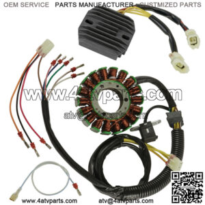 Stator And Regulator Rectifier for Polaris Predator 500 Tld Le 2005 2006 2007