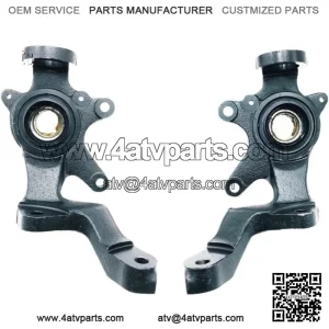 Front Right/Left Steering Knuckle Assy70MM Hisun Massimo 700 UTV Quad GO Kart HS Code 52710-115N00-0000/52720-115N00-0000 (Color : Left and Right) Electrophoretic black paint