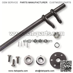 STEERING SHAFT, 5/8?? OD & HUB KIT, WELDED PITMAN ARMS, 25?? LENGTH