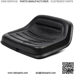Universal Deluxe Lowback Riding Lawn Mower Seat,Garden Tractor UTV/ATV Seat Black High Back Mount Seat