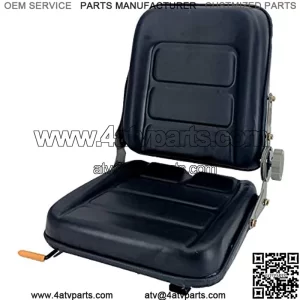 Universal Forklift Seat Adjustable Back Angle, Suspension Seat Fits Most Lawn Mower, Garden Tractor UTV/ATV Heavy Mechanical Seat