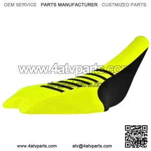 2009-2024 Yamaha YFZ 450R Seat Cover  Black / Neon Yellow / Black Ribs #201