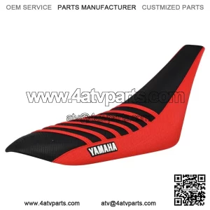 Yamaha YFZ 450 Gripper Seat Cover 2004-2013 RED/BLACK/RED ribs LOGO #200