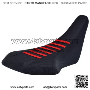 Suzuki LTZ 400 Z400 Gripper Seat cover 2003-2008 Black / Red Ribs Enjoy Mfg #207