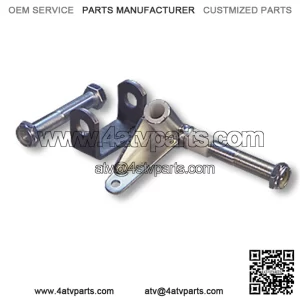 SPINDLE & BRACKET SET, 5/8-18 AXLE X 3-3/4?? LENGTH, 5/8?? KINGPIN, SIDE #1 (& HARDWARE)