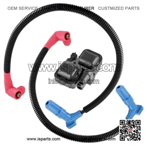 Ignition Coil & Spark Plug Wire Set for Polaris Ranger 1000 Premium (2022-2024) - Part #2876049