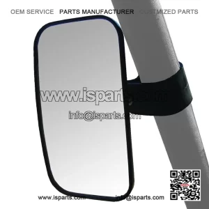 Side/Rearview Mirror ?C Compatible with 2-Inch and 1.875-Inch Round Tubes