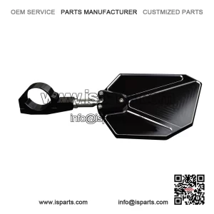 Convex Billet Mirror Kit Designed for Round Bars