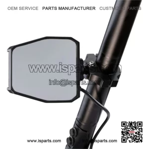 Side Mirrors with Integrated LED Spot Lights for Polaris RZR