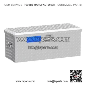 Bright Aluminum ATV Tool Box for Bed Storage and Off-Road Quad Bike Cargo