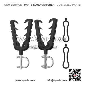 ATV Tool Holder Rack ?C Durable Hunting Accessory Mount with Rubber Straps for ATVs, Mobility Scooters, and Bikes