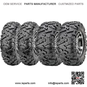 Front 26x9-12 and Rear 26x11-12 6 Ply Radial ATV Tyre Set