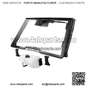 Glass Windshield & Wiper Kit for 2021-2025 Yamaha Wolverine RMAX4 RMAX2 X2 X4