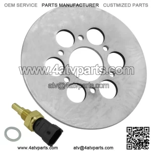 For Yamaha Banshee 350 YFZ350 1990-2006 2 Front Wheel Brake Disc Rotor