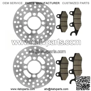 For Yamaha Rhino 450 YXR450 4X4 2006-09 Rear Brake Caliper And Disc Rotor With Pad