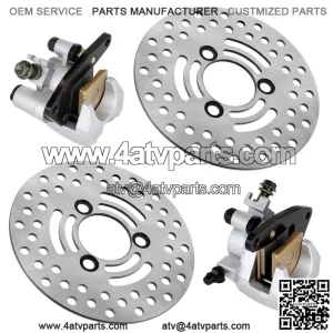 For Yamaha Rhino 700 YXR700 4X4 2008-13 Front Left Right Brake Caliper Disc Pads