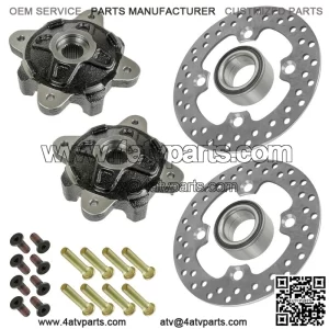 For Polaris RZR XP 4 900 EFI 2013 Wheel Carrier Disc and Bearing With Bolts
