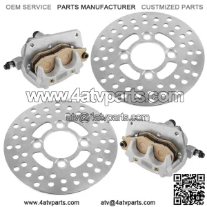 For Honda Fourtrax 400 TRX400EX 1999-04 Rear and Front Brake Disc With Bolt and Caliper