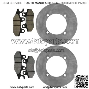 For Yamaha YXE70 YXE85 Wolverine X2 X4 XTR 16-25 Rear Brake Discs and Brake Pads