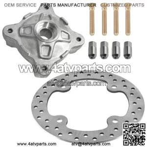 For Polaris RZR 800 2008-2014 Front Wheel Hub and Brake Disc Rotor Kit