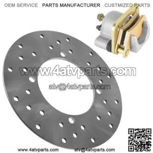 Fits Yamaha YFZ450X 2010 2011 Front and Rear Brake Disc Rotor With Brake Pads