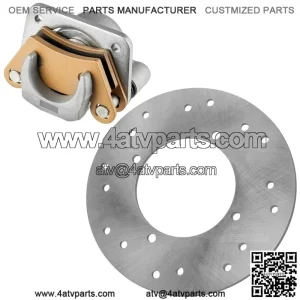 For Polaris Ranger 500 2x4 2006 2007 Rear Left Brake Caliper With Disc With Pads