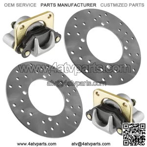 For Polaris Ranger 500 2x4 4x4 2006 2007 Rear Left Right Brake Caliper With Disc