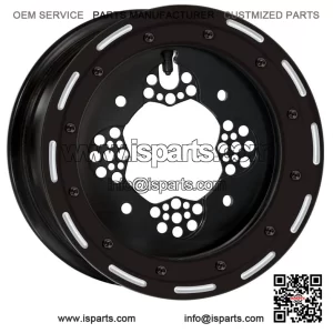 Matte Black Beadlock Wheel for ATV UTV Quad Bike (10x5, 4B+1N, 4x144)