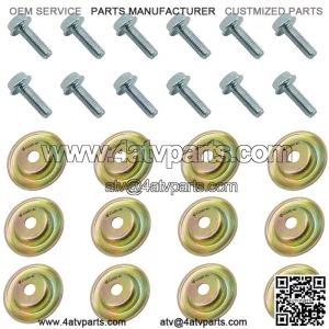 Polaris RZR XP 900 EFI 2011-2012 / M6 X 1.0 Skid Plate Screw Bolt w/ Washer