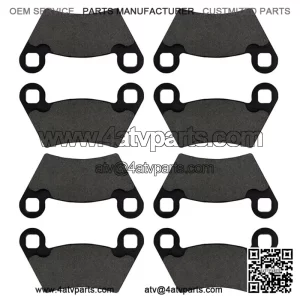 Front & Rear Brake Pads for Polaris Ranger 500, 700 2x4, 4x4, 6x6, XP, EFI, TM (2004-2009) | Universal Fit