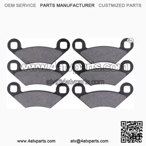 Front and Rear Brake Pads for Polaris Sportsman 400, 450, 500, 550, 570, 800, 850 & Scrambler | Multi-Model Fit